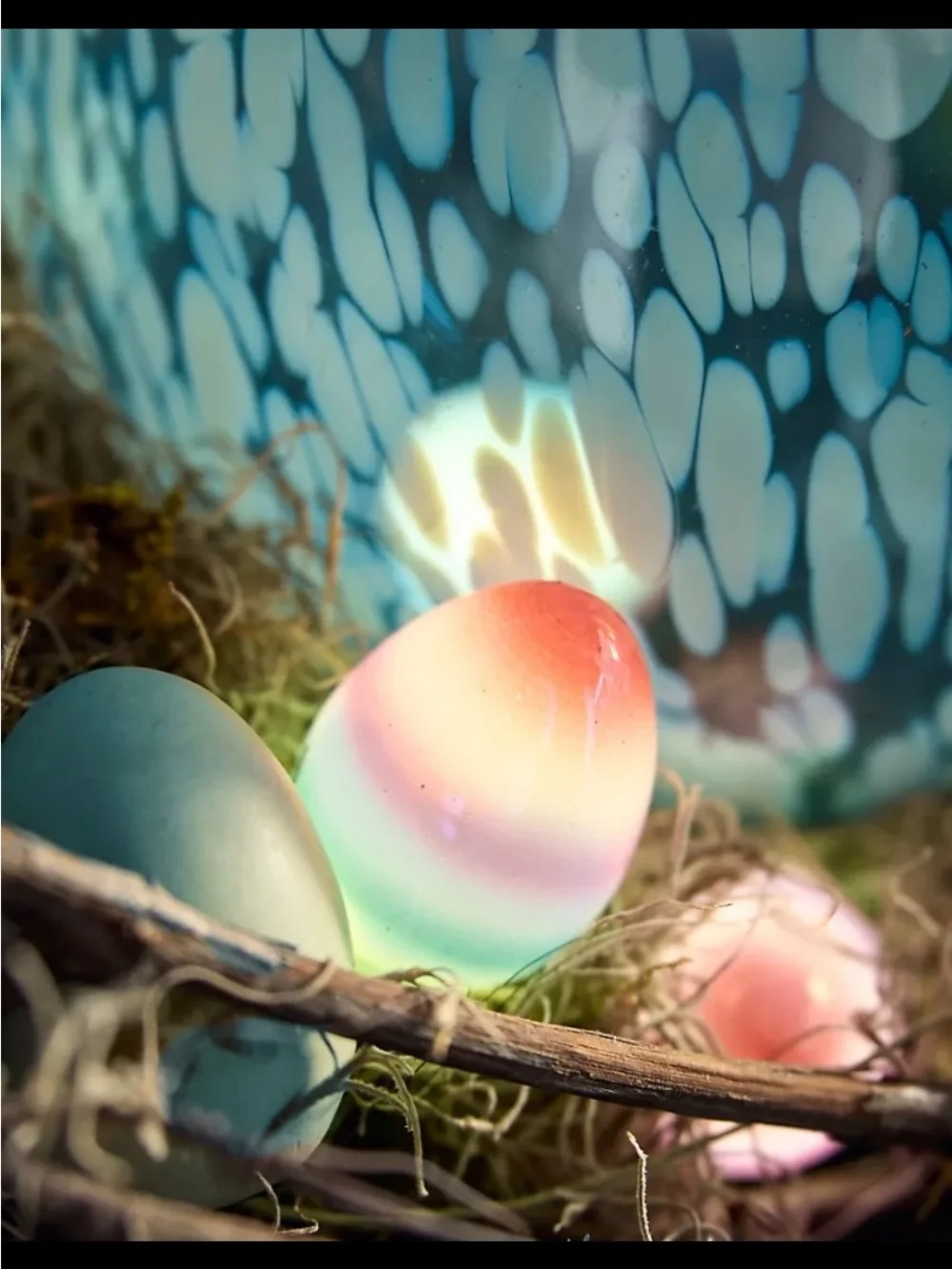 Terrain Stargazer Garden Lights. Set of 10. Pastel colors.